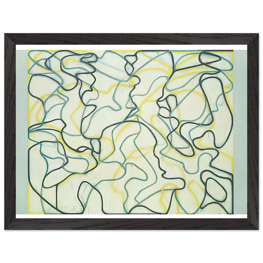 Second Letter Zen Spring - 2009 by Brice Marden — Framed art print at Zephyeer