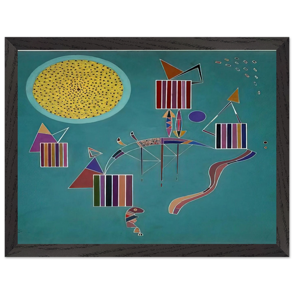 INTIME MESSAGE 1942 by Wassily Kandinsky — Framed art print at Zephyeer