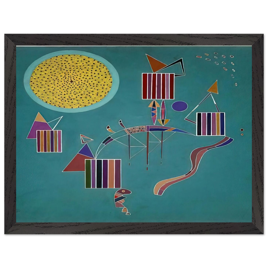 INTIME MESSAGE 1942 by Wassily Kandinsky — Framed art print at Zephyeer