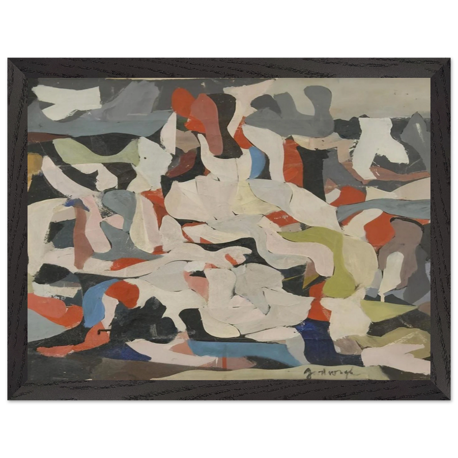 Untitled - Abstract Expressionism by Robert Goodnough — Framed art print at Zephyeer