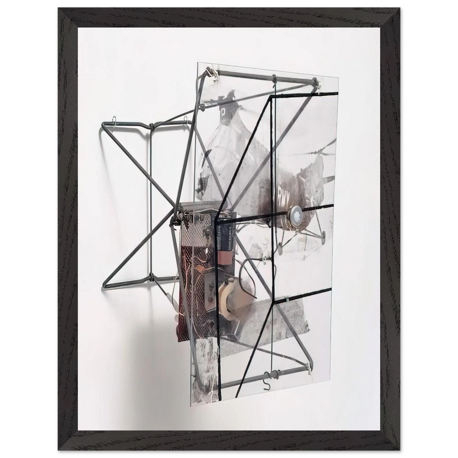 DRY CELL 1963 by Robert Rauschenberg — Framed art print at Zephyeer