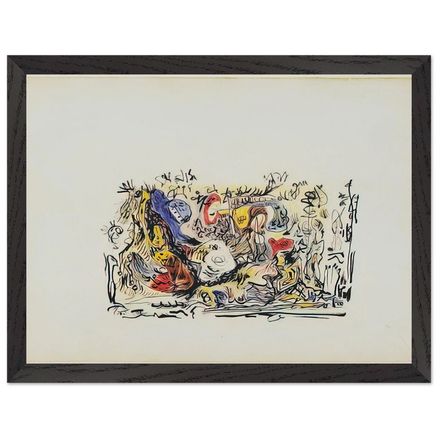 UNTITLED by Jackson Pollock — Framed art print at Zephyeer