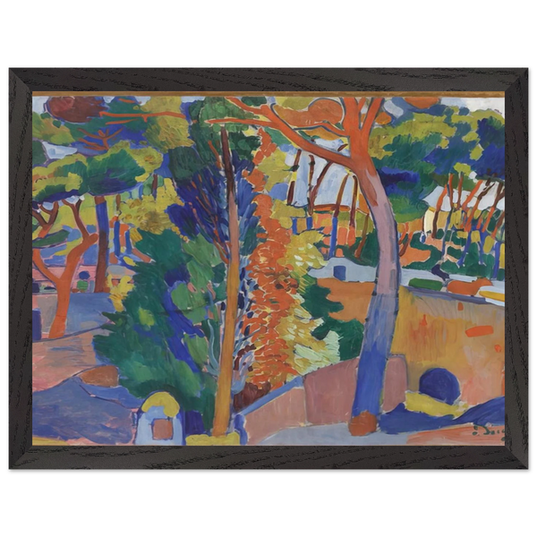 BRIDGE OVER THE RIOU 1906 by Andre Derain — Framed art print at Zephyeer