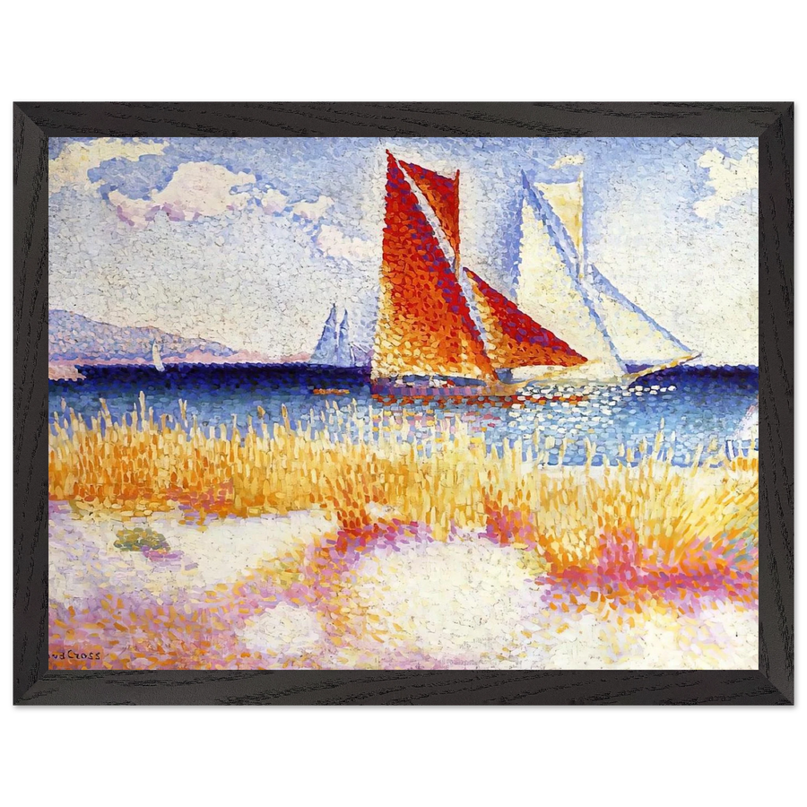 Regatta by Henri-Edmond Cross — Framed art print at Zephyeer