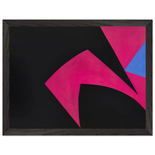 Magical Space Forms Black, Fuchsia - 1951 by Lorser Feitelson — Framed art print at Zephyeer