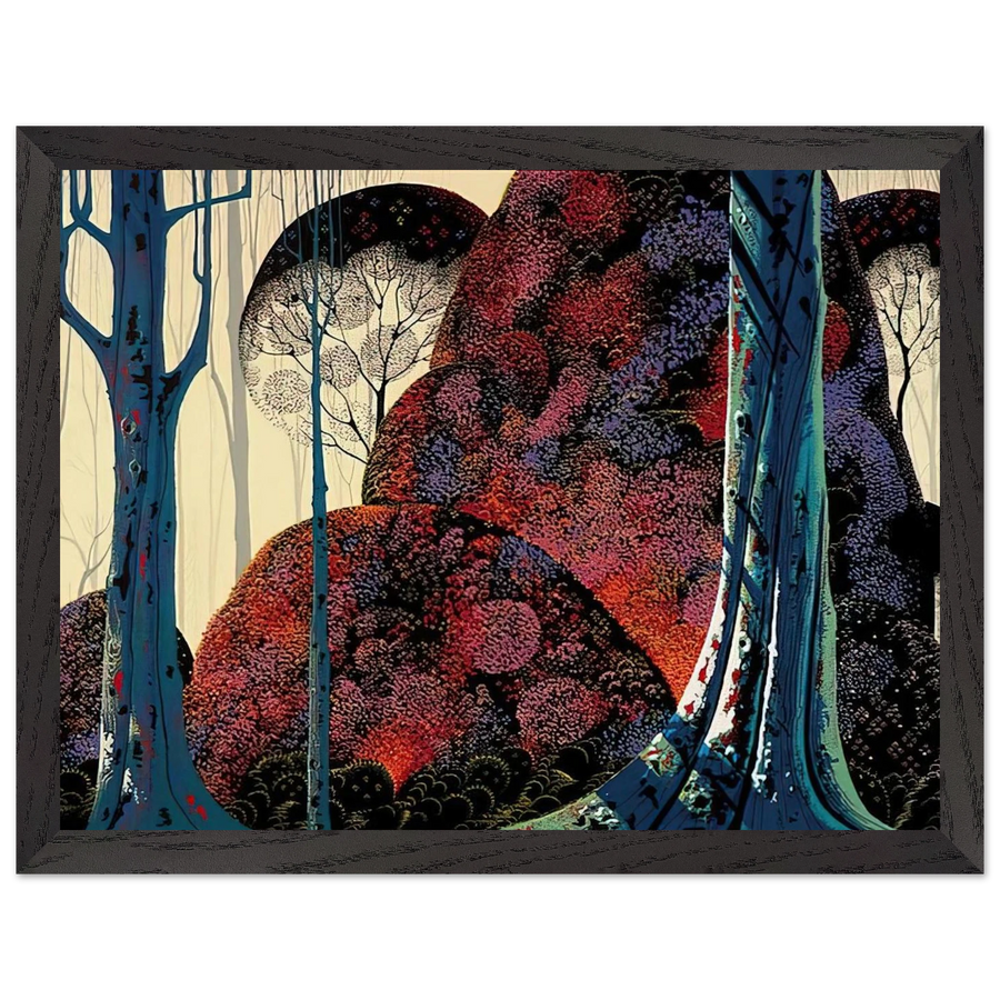 Jewel Forest by Eyvind Earle — Framed art print at Zephyeer