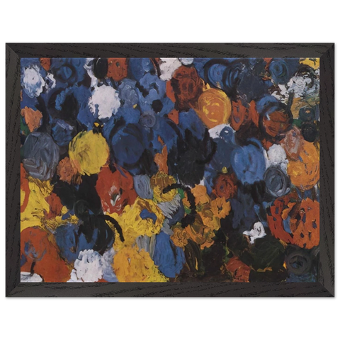 Blue Flood - 1960 by Ernst Wilhelm Nay — Framed art print at Zephyeer