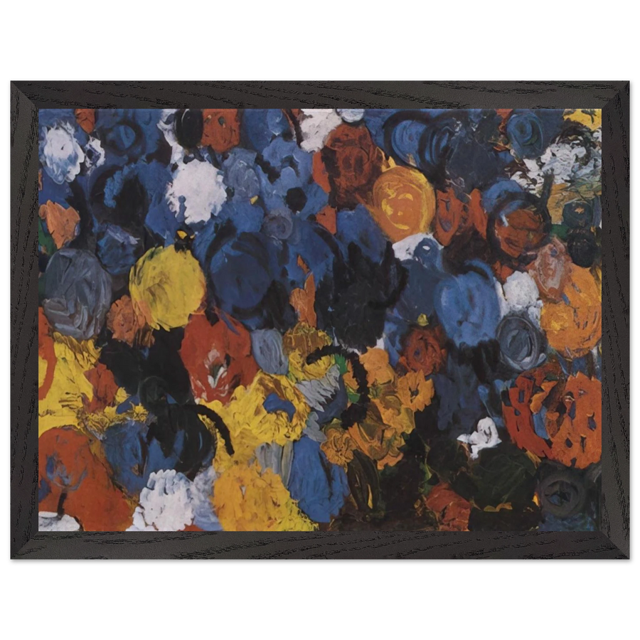 Blue Flood - 1960 by Ernst Wilhelm Nay — Framed art print at Zephyeer