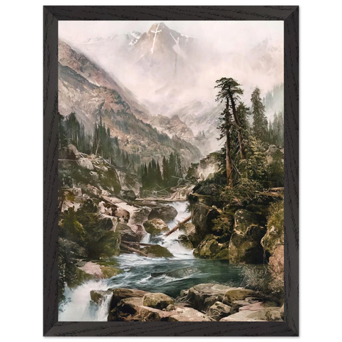Mount of the Holy Cross by Thomas Moran — Framed art print at Zephyeer