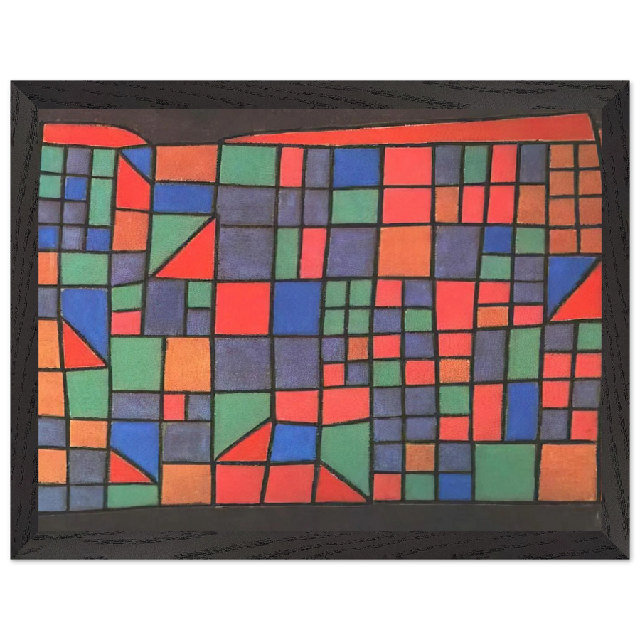 GLASS FACADE 1940 by Paul Klee — Framed art print at Zephyeer