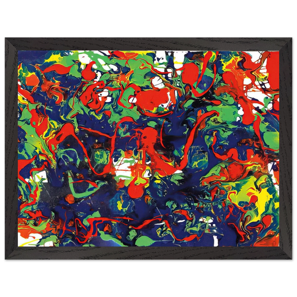 Untitled  SFP94-57  SFF 1731 by Sam Francis — Framed art print at Zephyeer