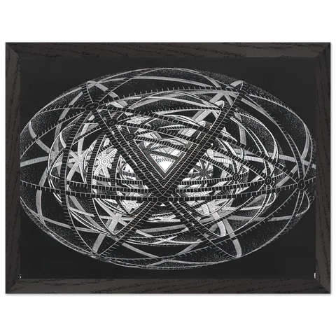 CONCENTRIC RINDS by MC Escher — Framed art print at Zephyeer