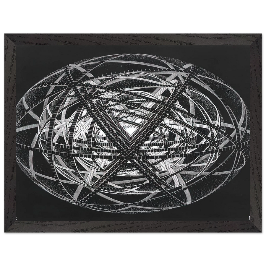 CONCENTRIC RINDS by MC Escher — Framed art print at Zephyeer