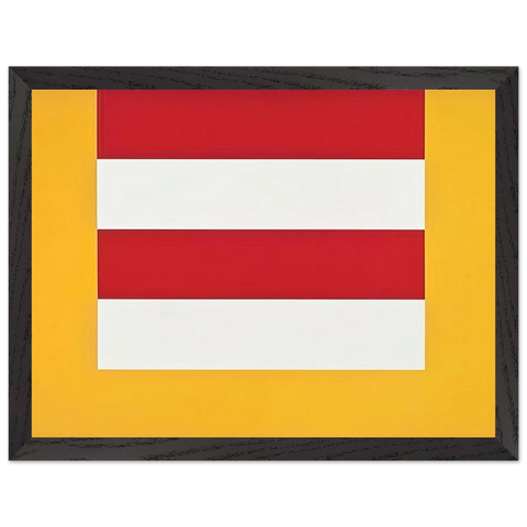 #14 (1965) by Karl Benjamin, framed poster