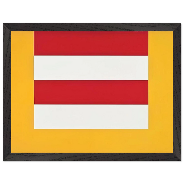 #14 (1965) by Karl Benjamin, framed poster
