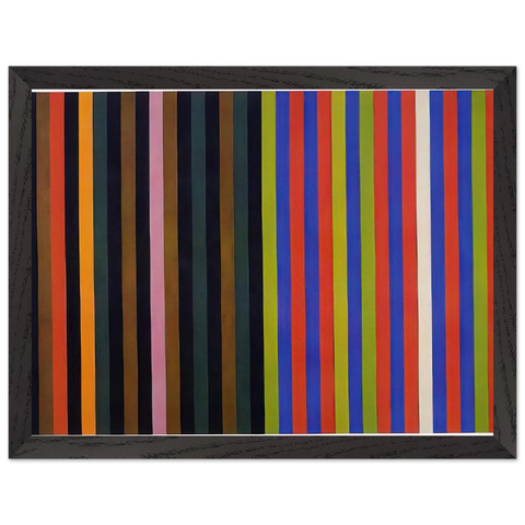 Yankee Doodle - 1966 by Gene Davis — Framed art print at Zephyeer
