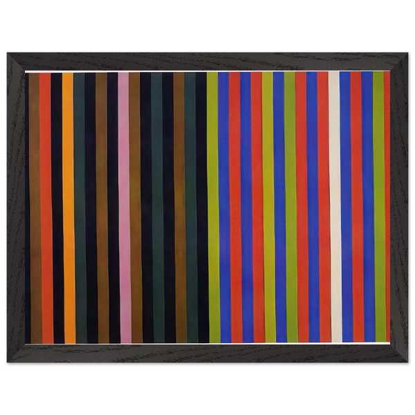Yankee Doodle - 1966 by Gene Davis — Framed art print at Zephyeer