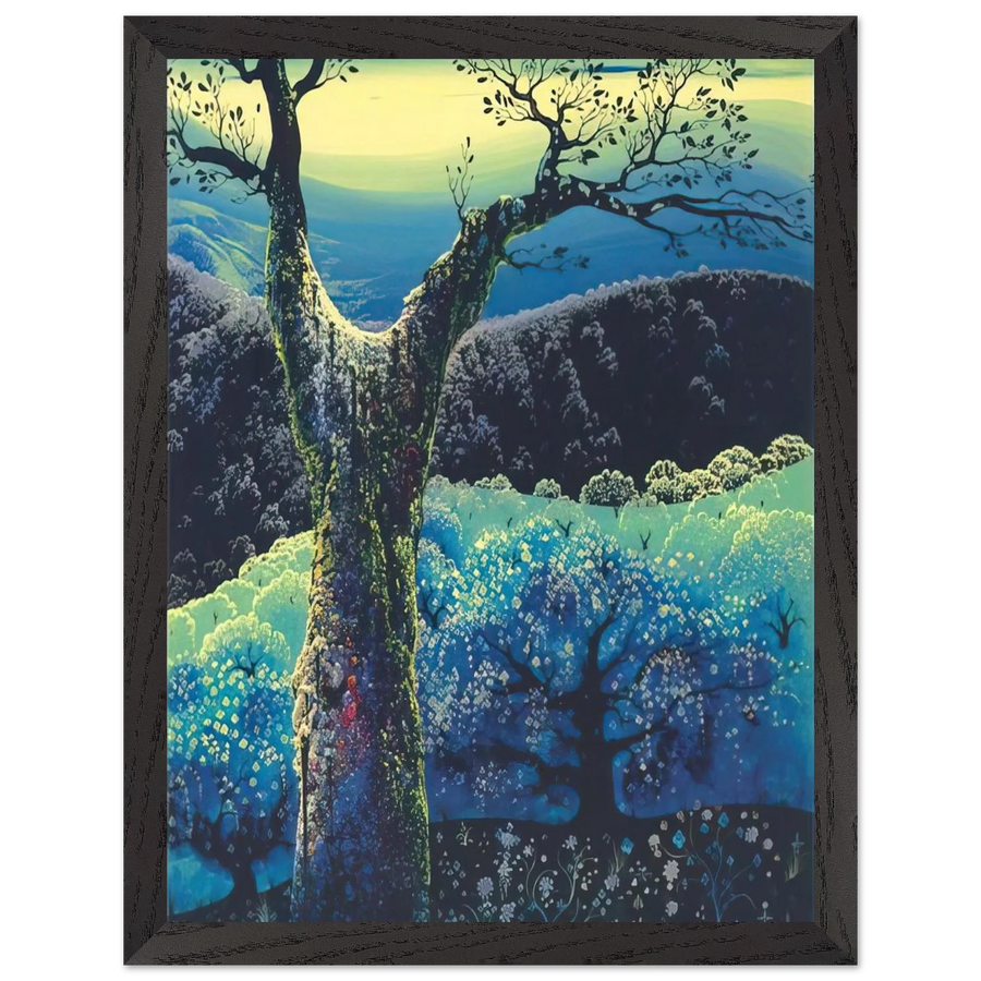 Orchard in Bloom by Eyvind Earle — Framed art print at Zephyeer