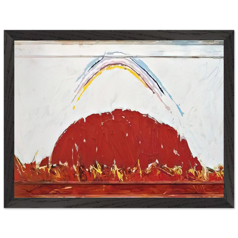 Paesaggio in Australia - 1984 by Mario Schifano — Framed art print at Zephyeer