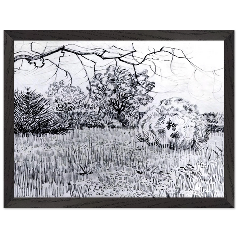 Park at Arles by Vincent van Gogh — Framed art print at Zephyeer