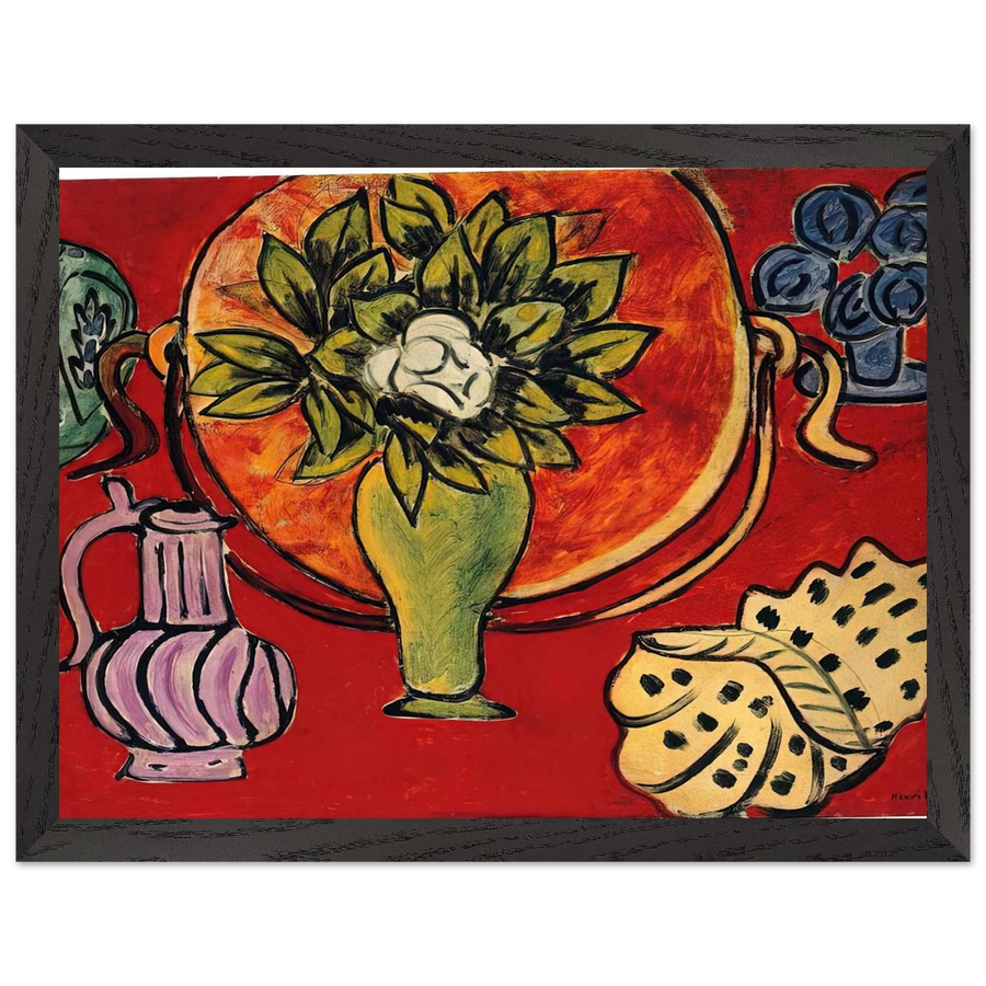 STILL LIFE WITH A MAGNOLIA 1941 by Henri Matisse — Framed art print at Zephyeer