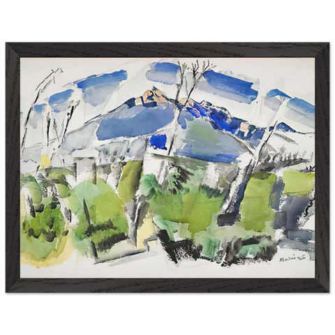 Mt. Chocorua No. 1 - 1926 by John Marin — Framed art print at Zephyeer