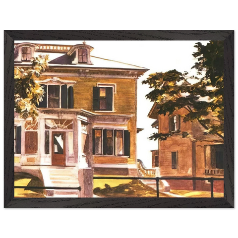Davis House by Edward Hopper — Framed art print at Zephyeer