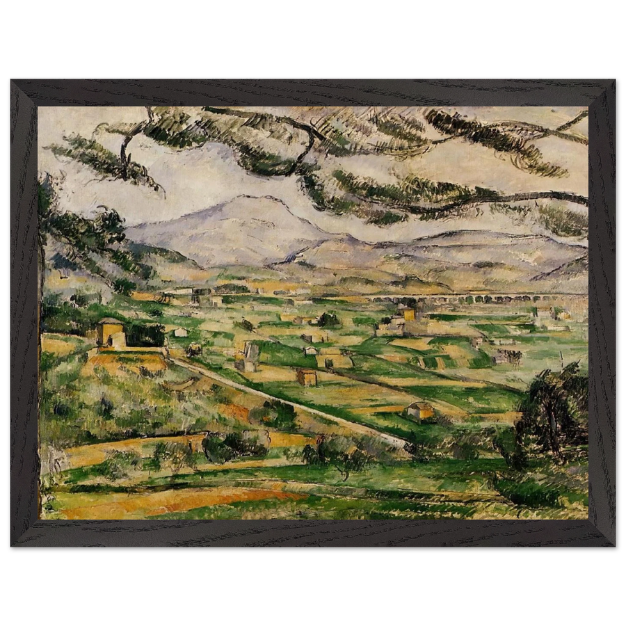 Mont Sainte-Victoire with Large Pine by Paul Cézanne — Framed art print at Zephyeer