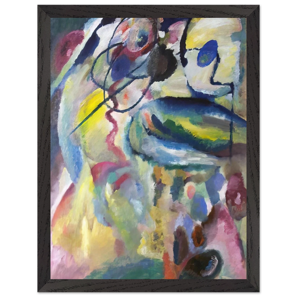 PICTURE WITH A CIRCLE 1911 by Wassily Kandinsky — Framed art print at Zephyeer