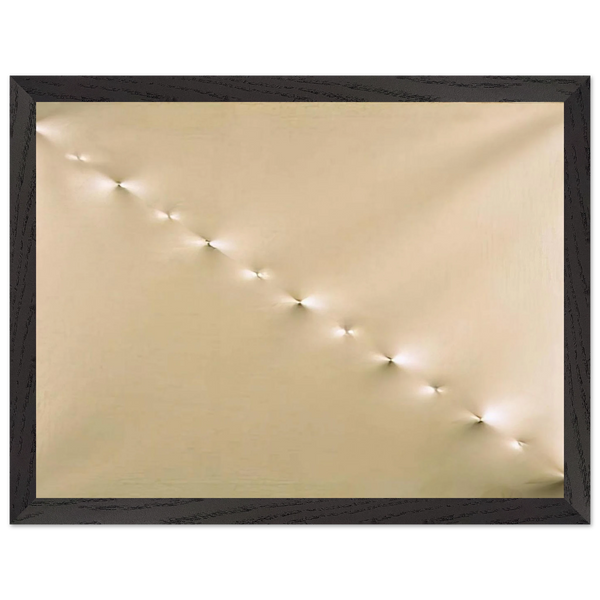Untitled - Spatialism by Enrico Castellani — Framed art print at Zephyeer