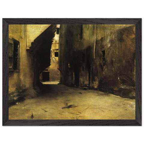 A Street in Venice by John Singer Sargent — Framed art print at Zephyeer