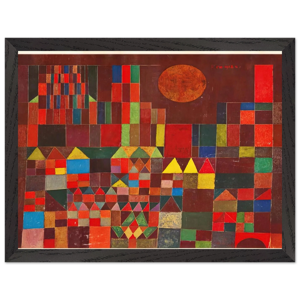 CASTLE AND SUN 1928 by Paul Klee — Framed art print at Zephyeer