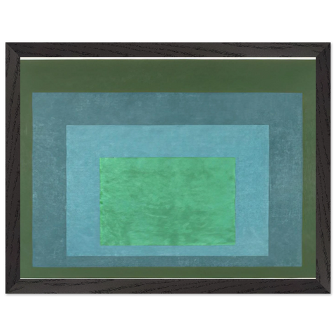 STUDY FOR HOMAGE TO THE SQUARE TERRASSED FOLIAGE 1960 by Josef Albers — Framed art print at Zephyeer