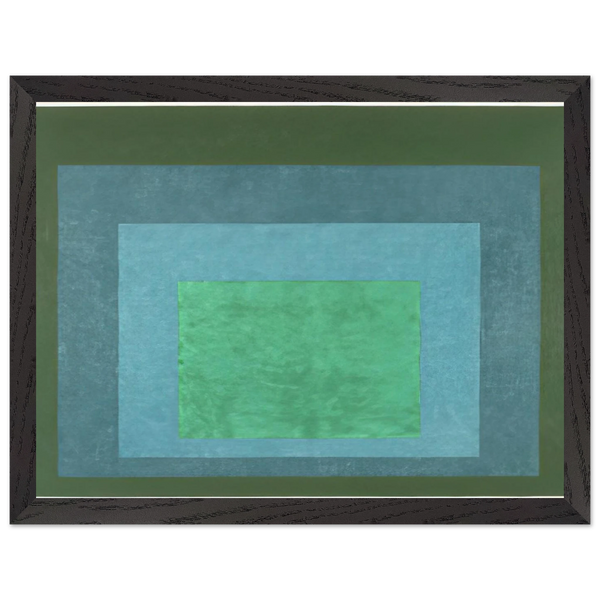 STUDY FOR HOMAGE TO THE SQUARE TERRASSED FOLIAGE 1960 by Josef Albers — Framed art print at Zephyeer