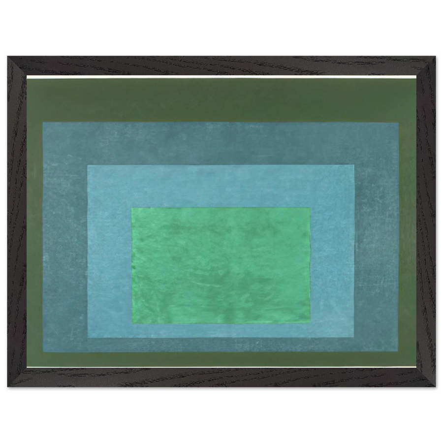 STUDY FOR HOMAGE TO THE SQUARE TERRASSED FOLIAGE 1960 by Josef Albers — Framed art print at Zephyeer