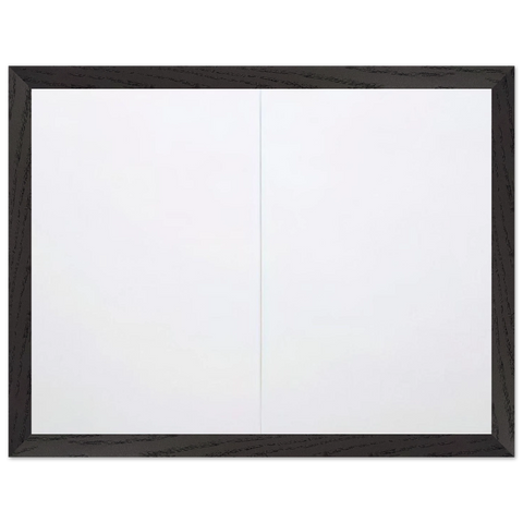 WHITE PAINTING TWO PANEL 1951 by Robert Rauschenberg — Framed art print at Zephyeer