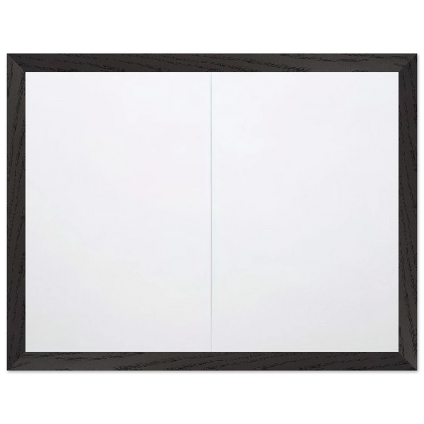 WHITE PAINTING TWO PANEL 1951 by Robert Rauschenberg — Framed art print at Zephyeer