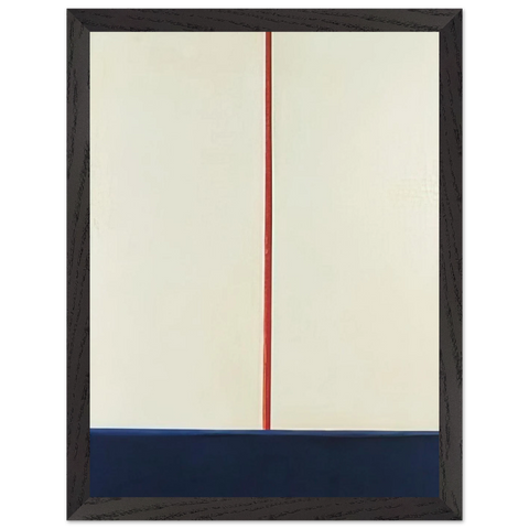 KOMPOSITION BLAU ROT AUF WEISS 1965 by BLINKY PALERMO — Framed art print at Zephyeer