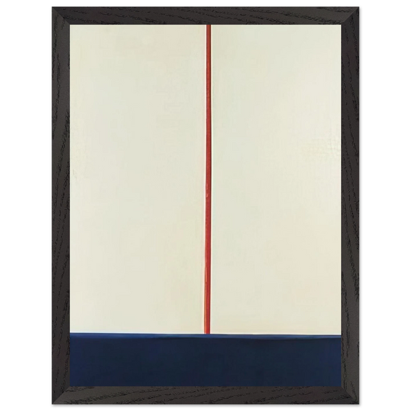 KOMPOSITION BLAU ROT AUF WEISS 1965 by BLINKY PALERMO — Framed art print at Zephyeer