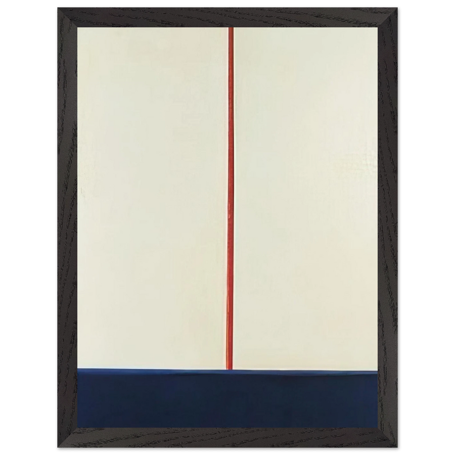 KOMPOSITION BLAU ROT AUF WEISS 1965 by BLINKY PALERMO — Framed art print at Zephyeer