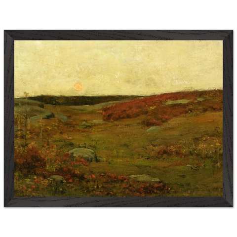 Sunrise, Autumn by Childe Hassam — Framed art print at Zephyeer