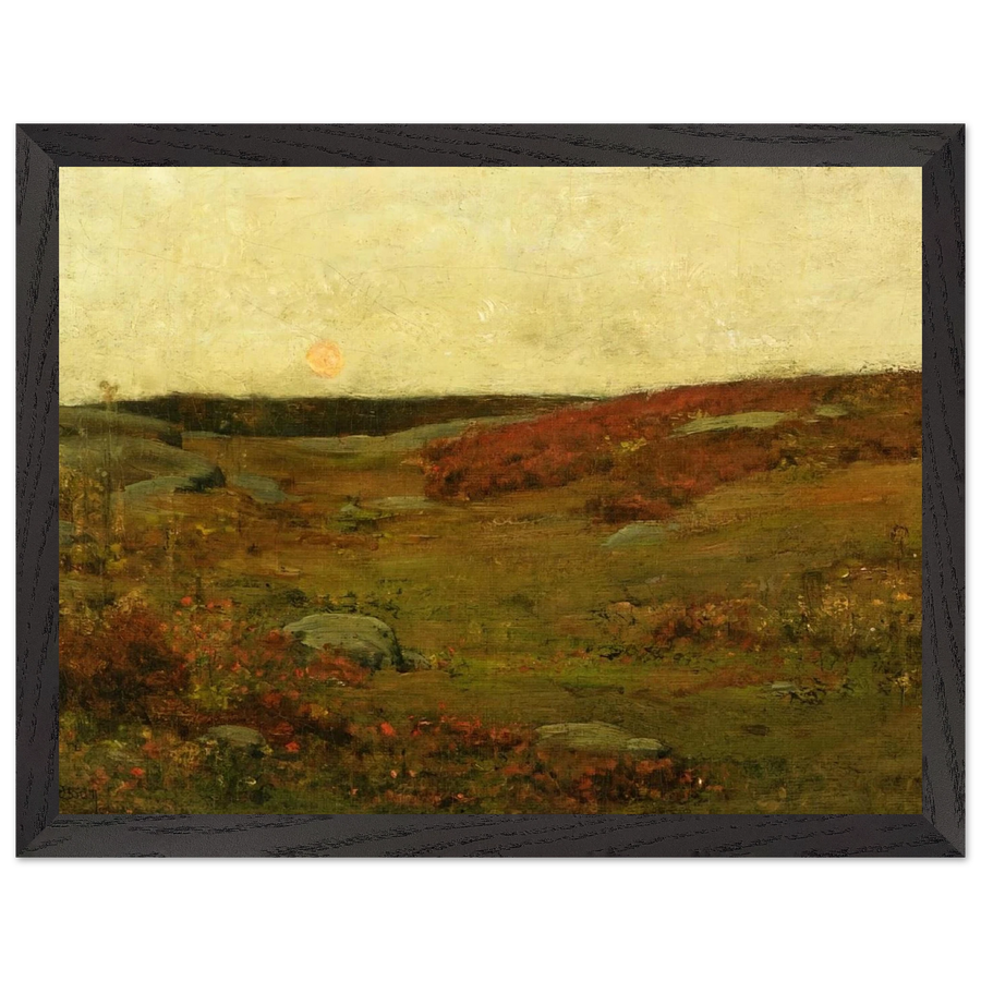 Sunrise, Autumn by Childe Hassam — Framed art print at Zephyeer