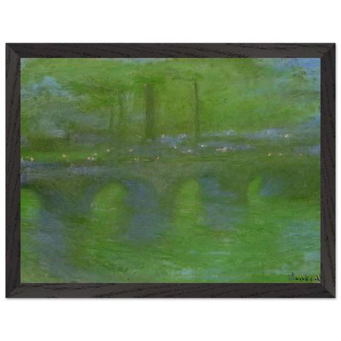 Waterloo Bridge, Dawn by Claude Monet — Framed art print at Zephyeer