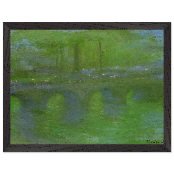 Waterloo Bridge, Dawn by Claude Monet — Framed art print at Zephyeer