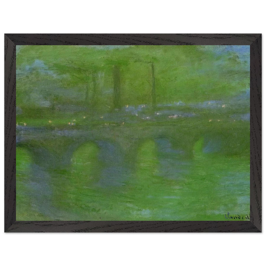 Waterloo Bridge, Dawn by Claude Monet — Framed art print at Zephyeer