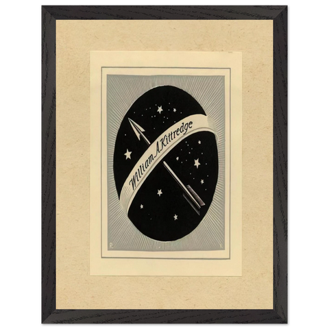 Illustration to William A. Kittredge by Rockwell Kent — Framed art print at Zephyeer