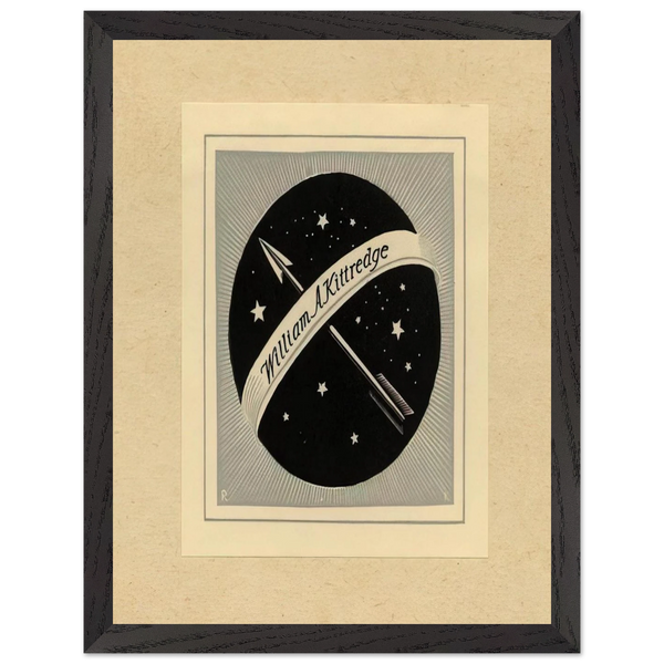 Illustration to William A. Kittredge by Rockwell Kent — Framed art print at Zephyeer