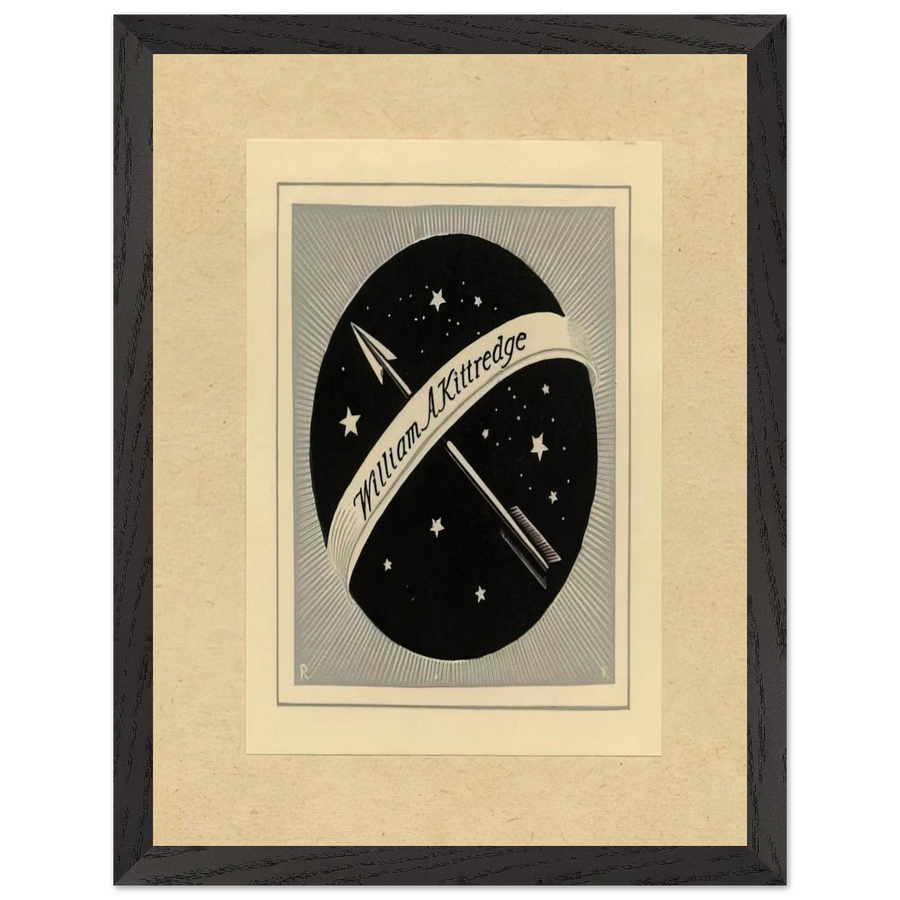 Illustration to William A. Kittredge by Rockwell Kent — Framed art print at Zephyeer