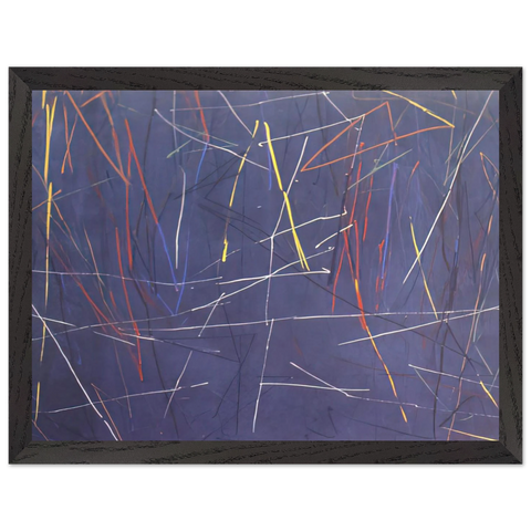 Gates of Blue - 1975 by Ronnie Landfield — Framed art print at Zephyeer