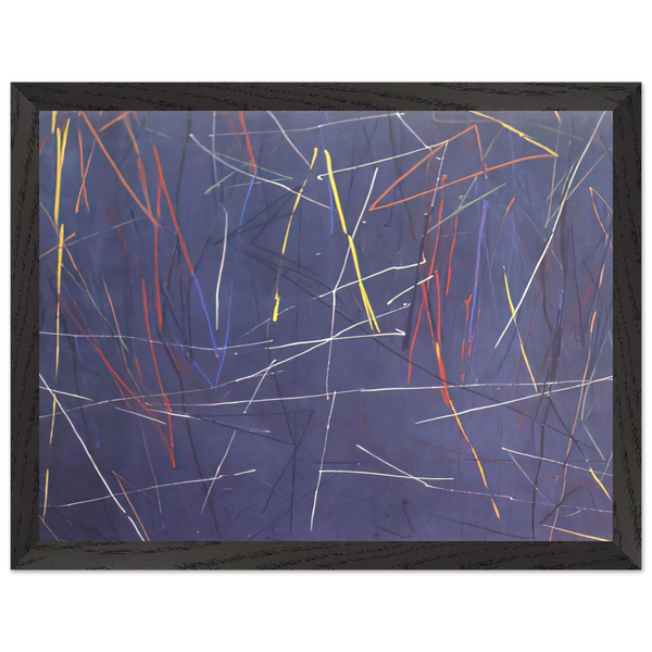 Gates of Blue - 1975 by Ronnie Landfield — Framed art print at Zephyeer